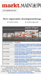 Mobile Screenshot of markt.mainpost.de