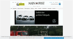 Desktop Screenshot of mainpost.de